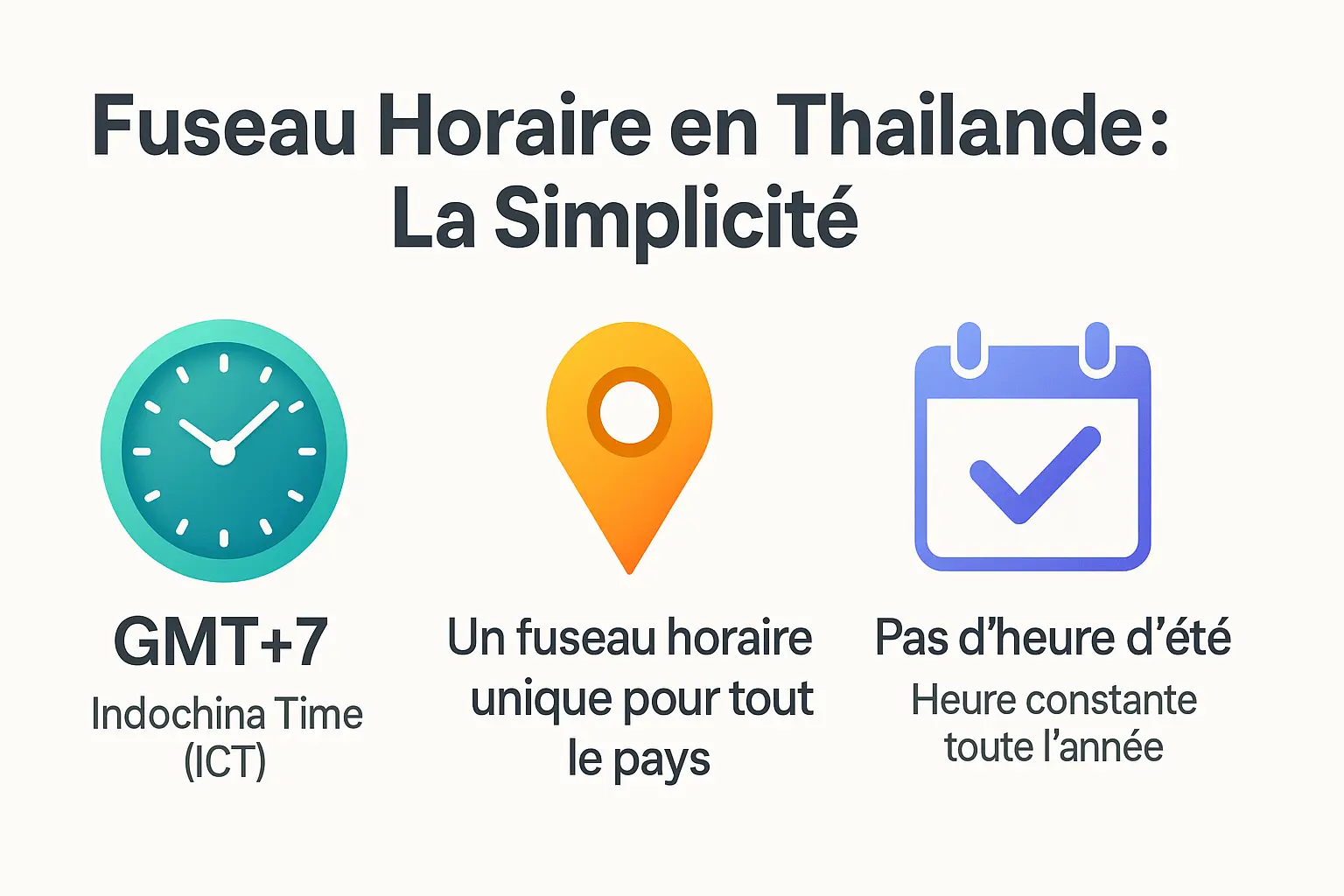 décalage horaire Thaïlande