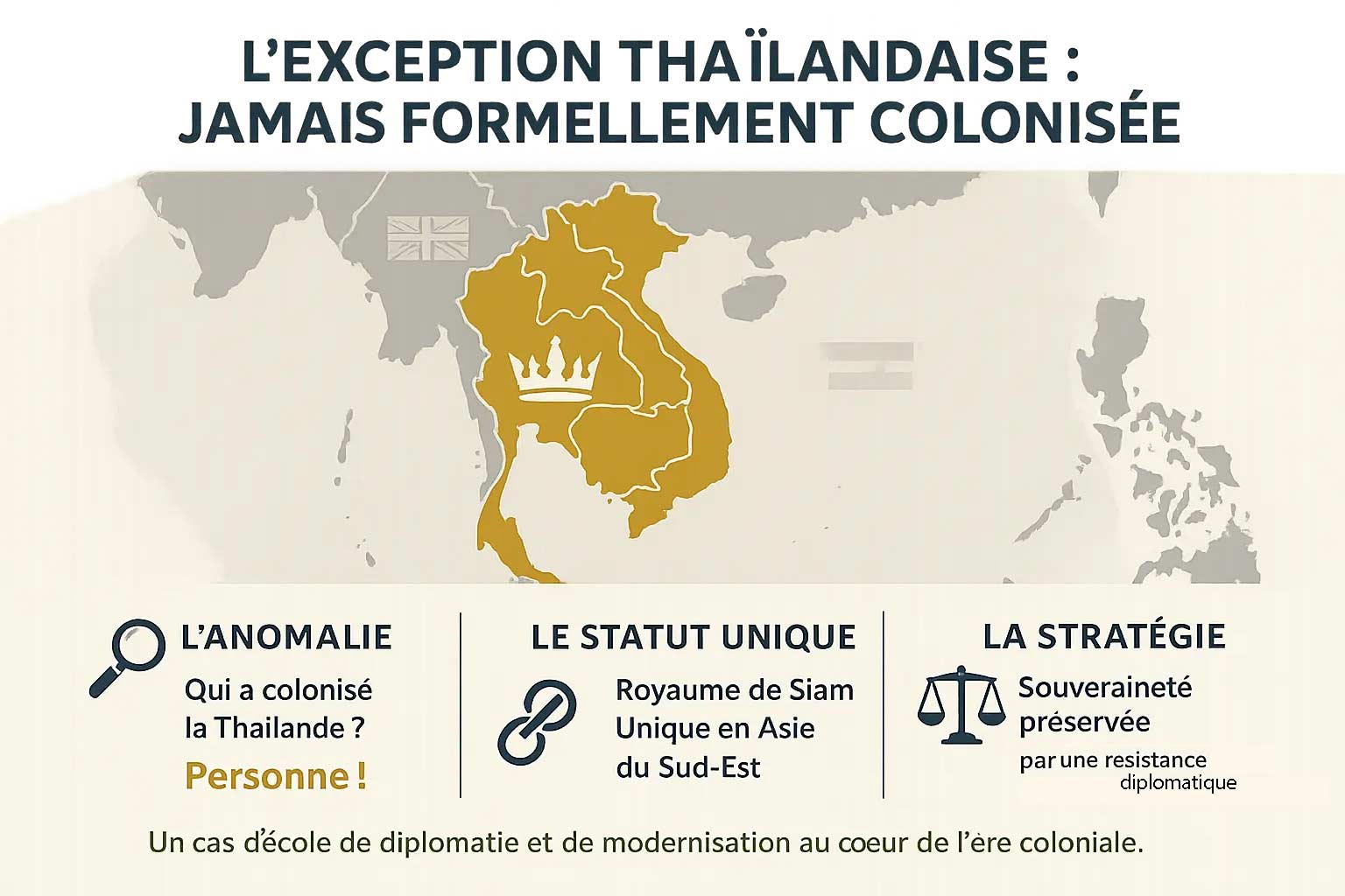 qui a colonisé la Thaïlande ?