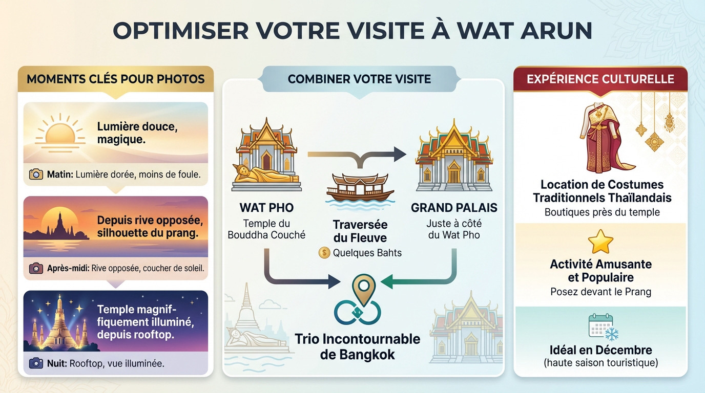 Comment optimiser votre visite à Wat Arun ?