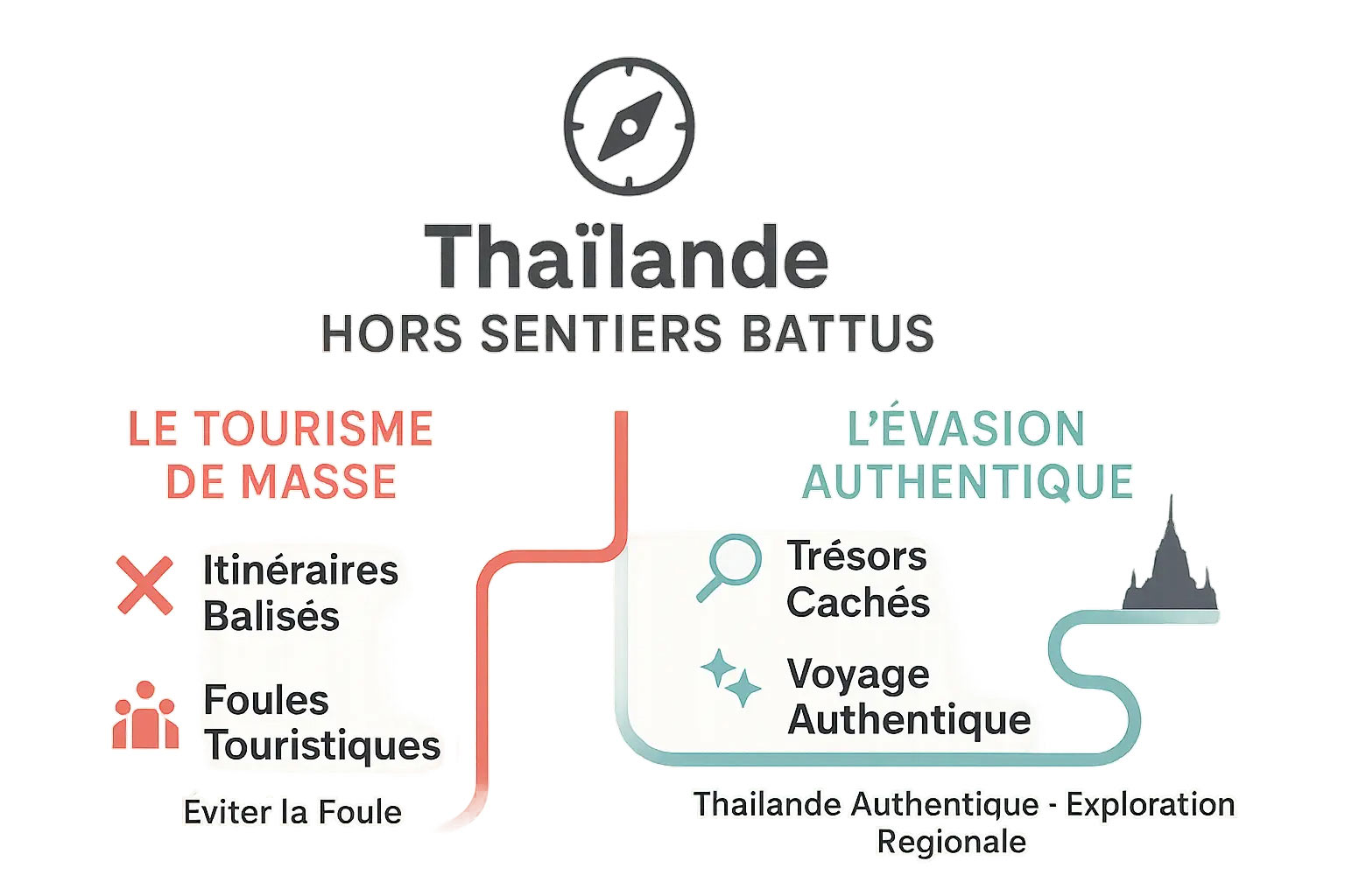 éviter la foule en Thaïlande