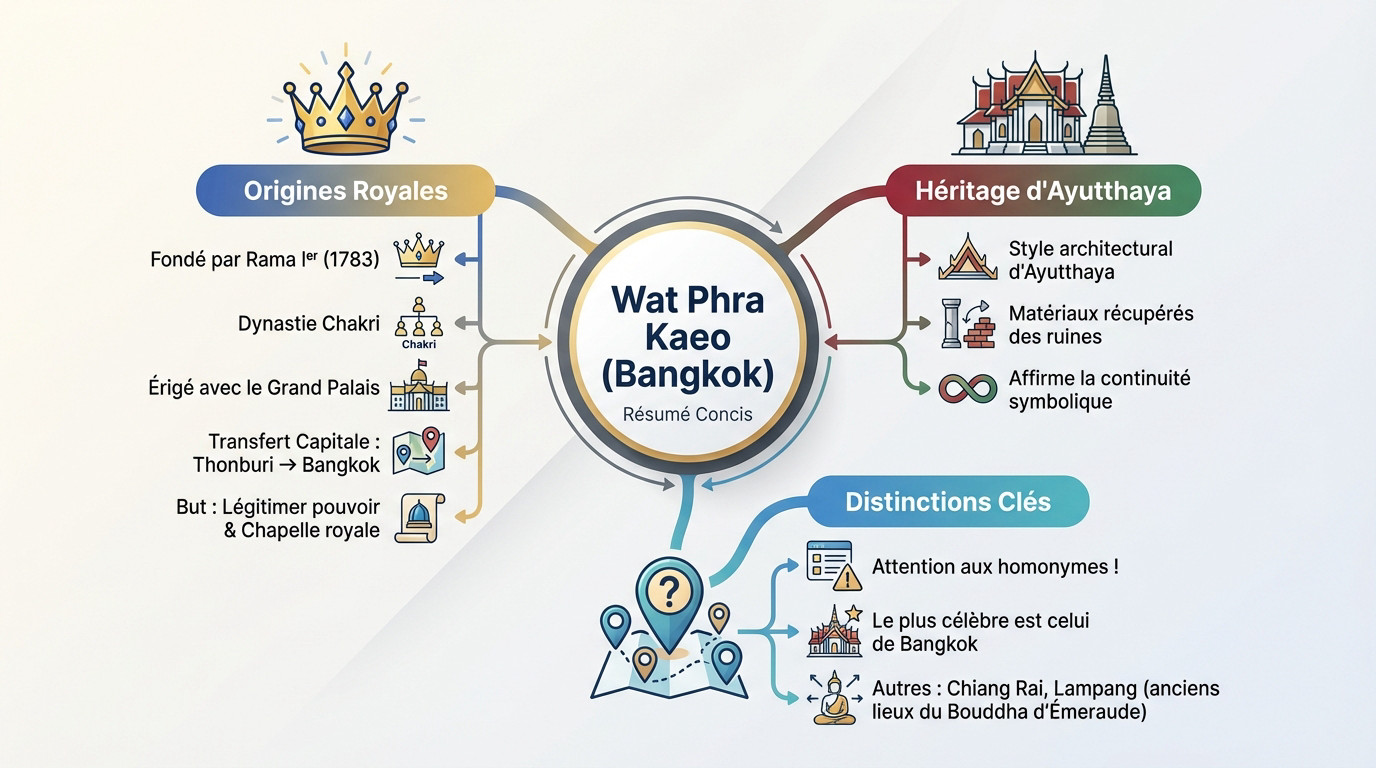 Origines du Wat Phra Kaeo