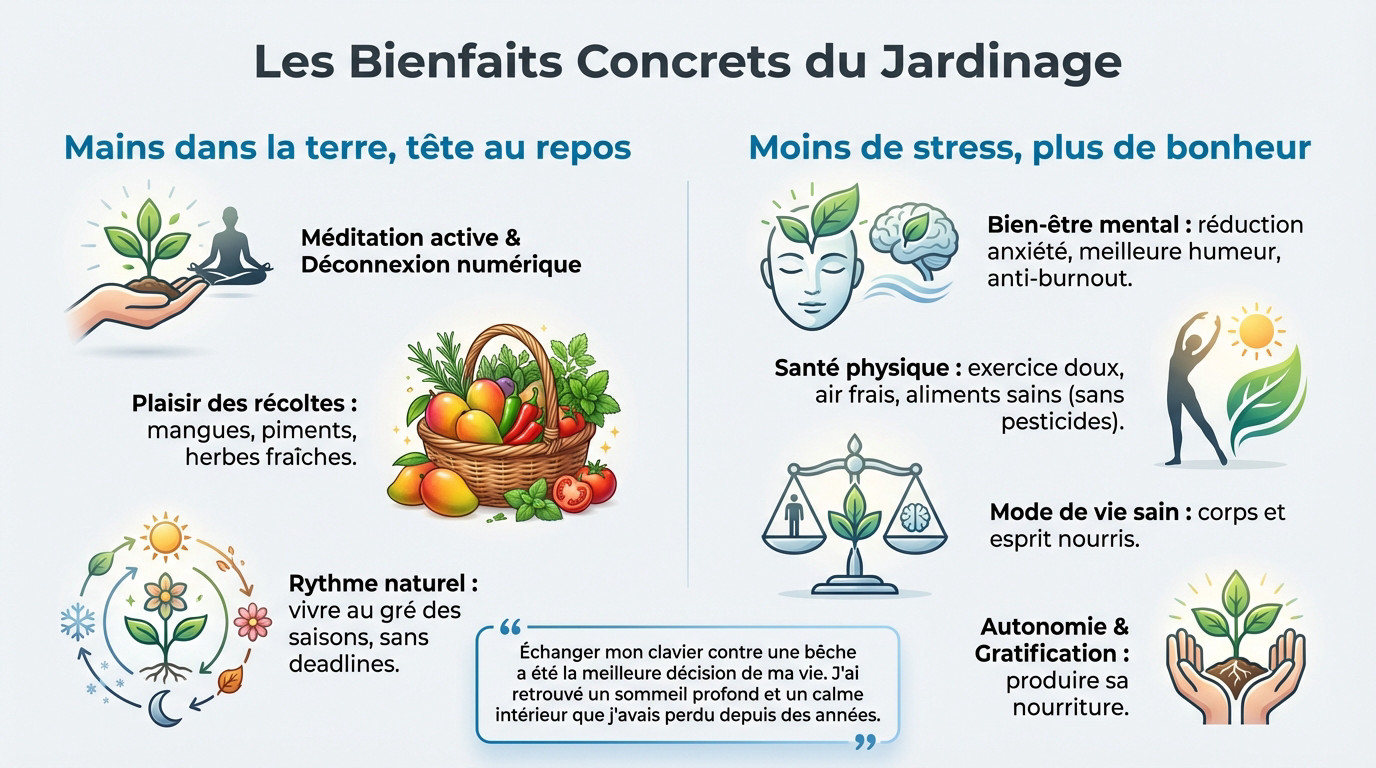 Les bienfaits du jardinage en Thaïlande