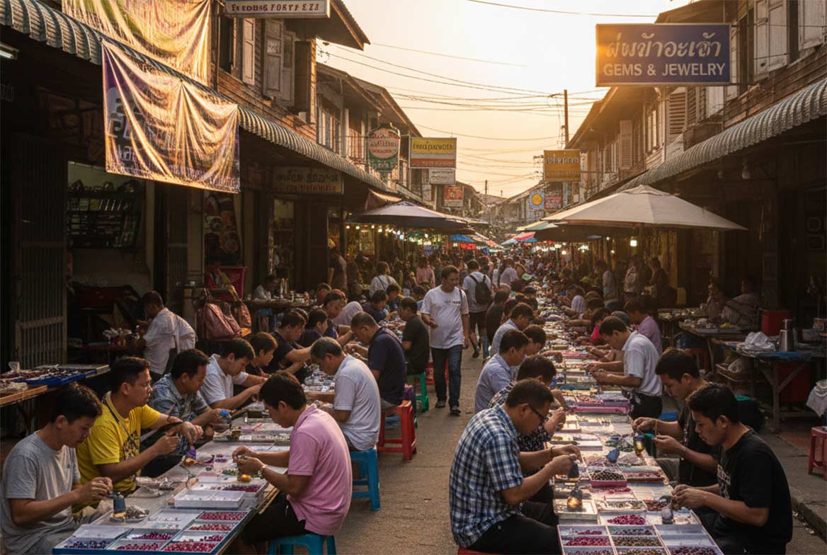 Chanthaburi pierres precieuses