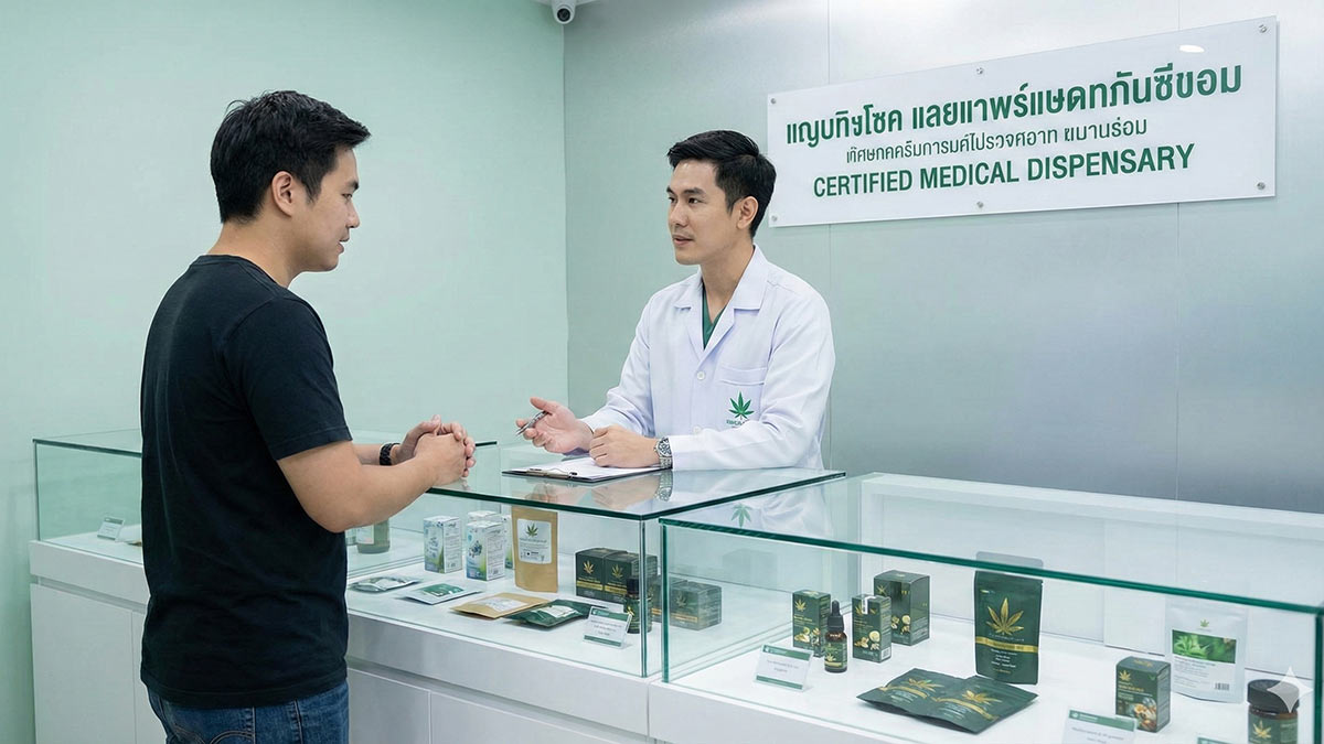 dispensaire cannabis Thailande