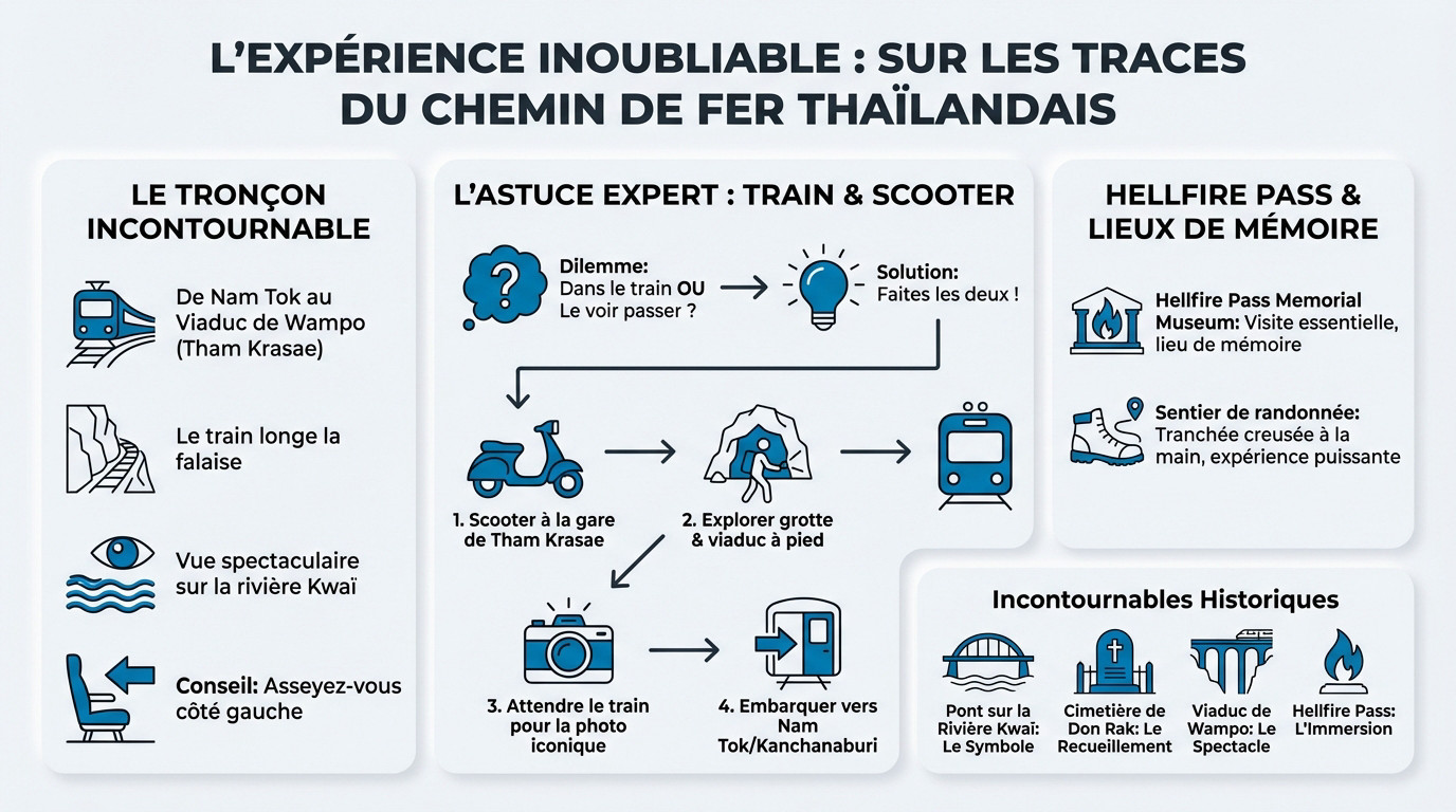 L'expérience inoubliable: sur les traces du chemin de fer Thaïlandais