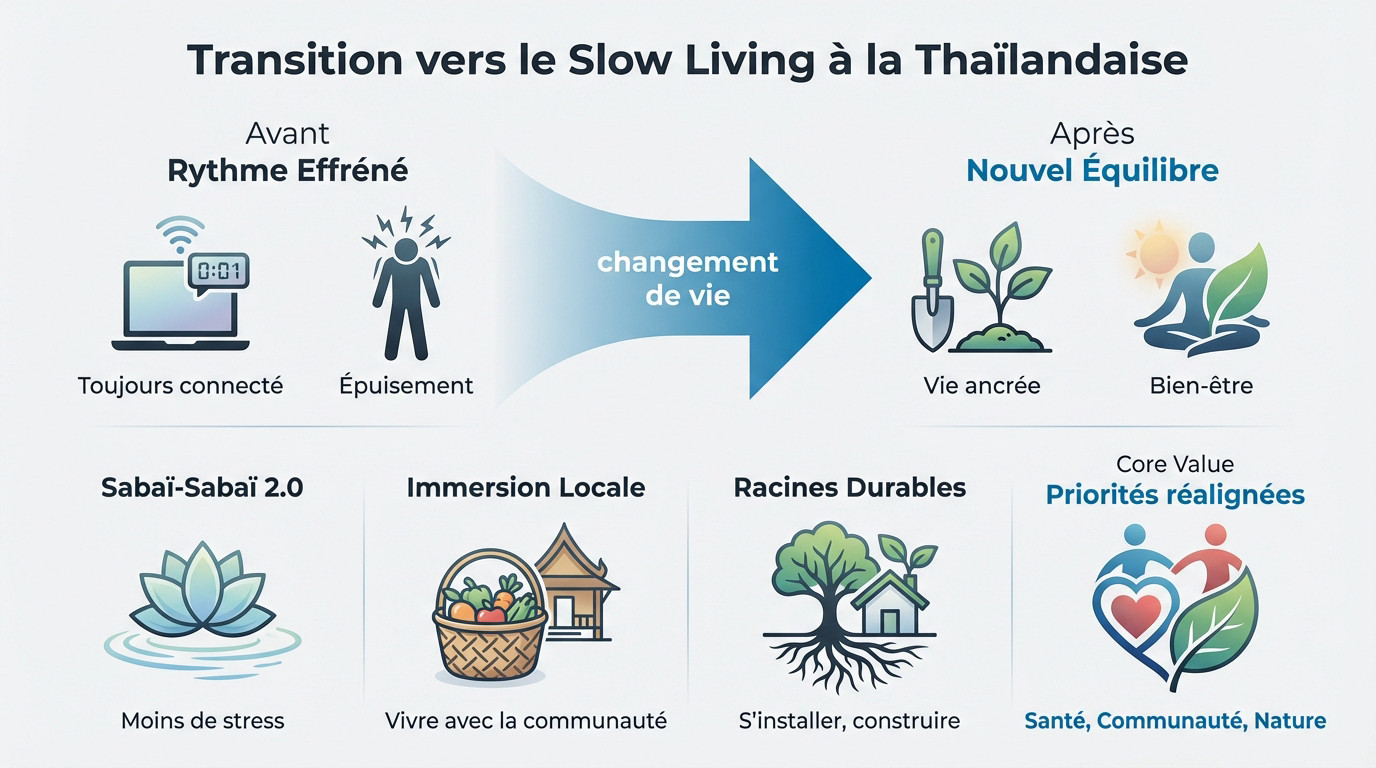 Transition vers le slow living à la Thaïlandaise