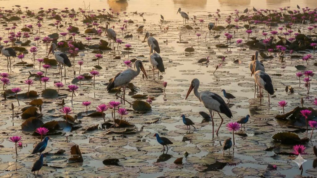 Le parc ornithologique de Thale Noi
