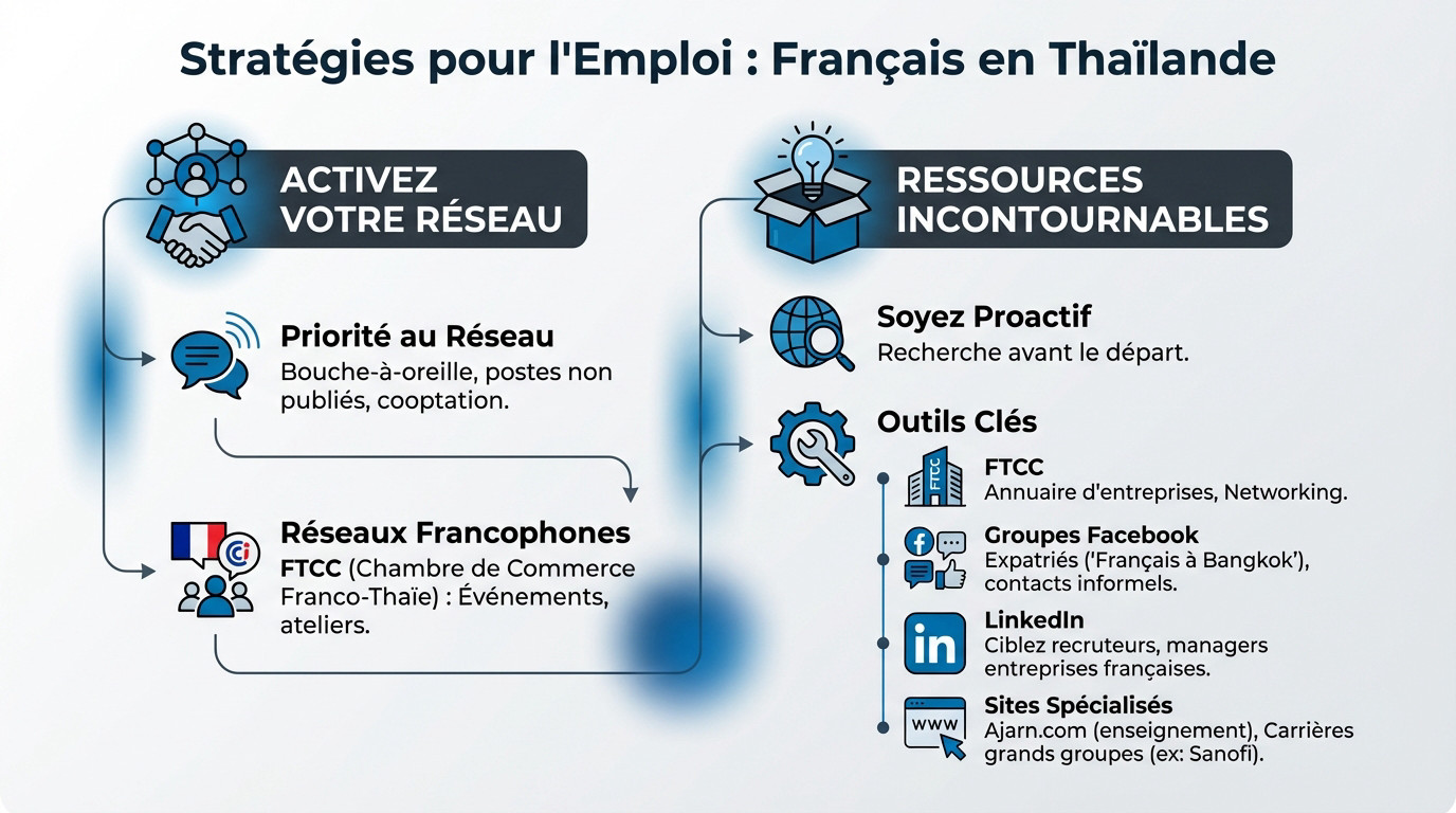 Les stratégies pour trouver un emploi en Thaïlande