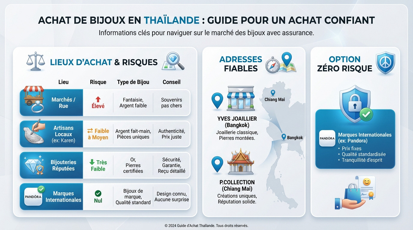 Achat bijoux thailande