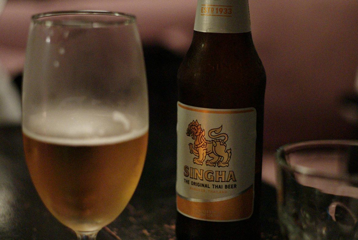 Bière Singha Thaïlande
