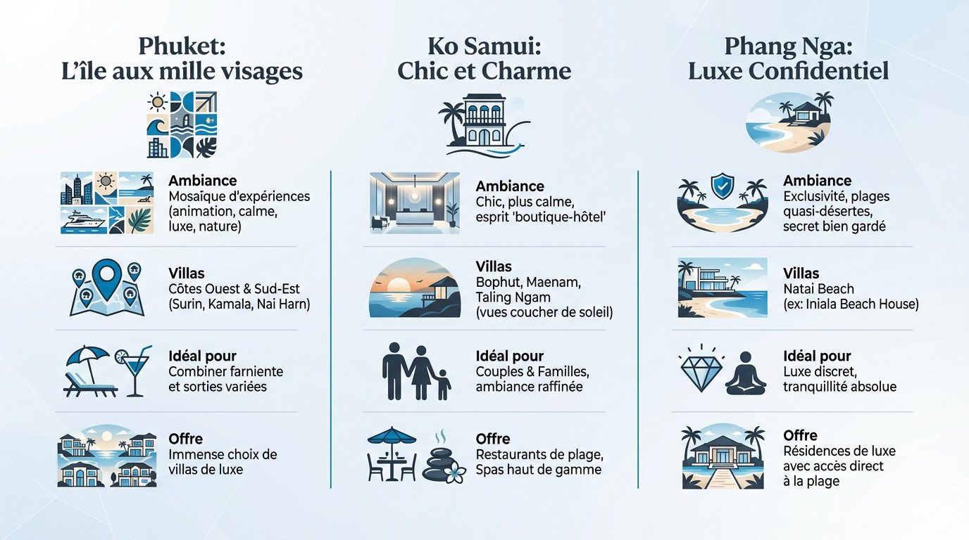 Où louer sa villa pieds dans l'eau en Thaïlande ?