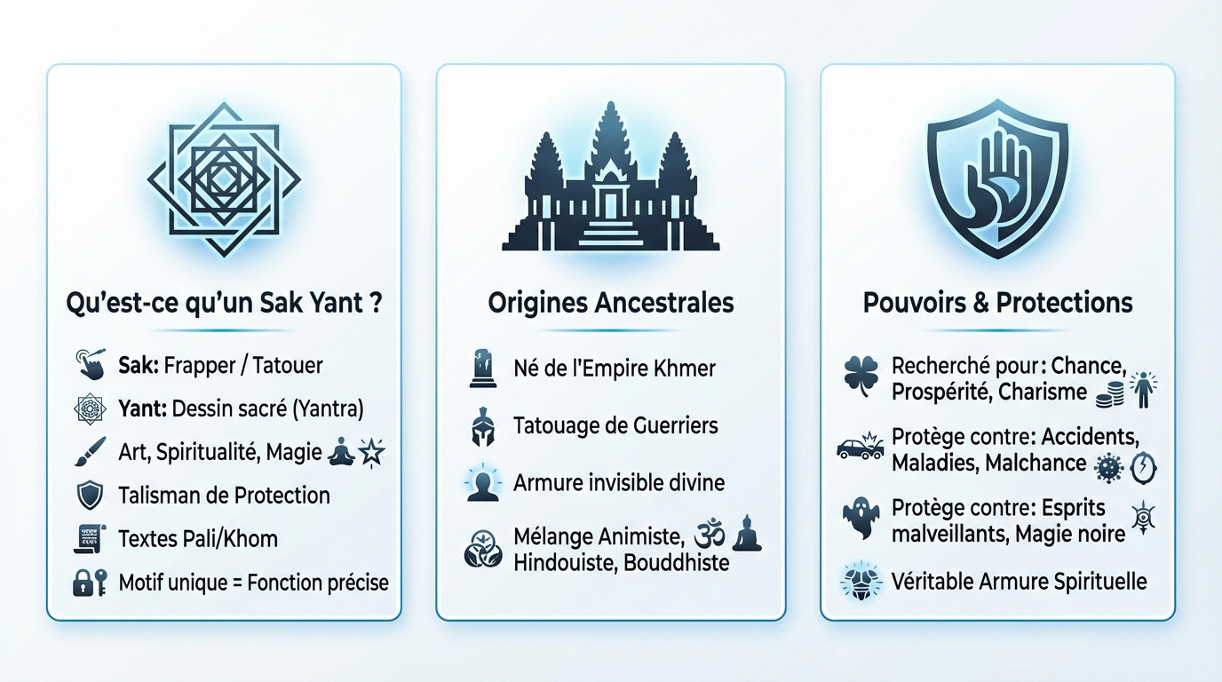 Sak yant: définition, origines et pouvoirs