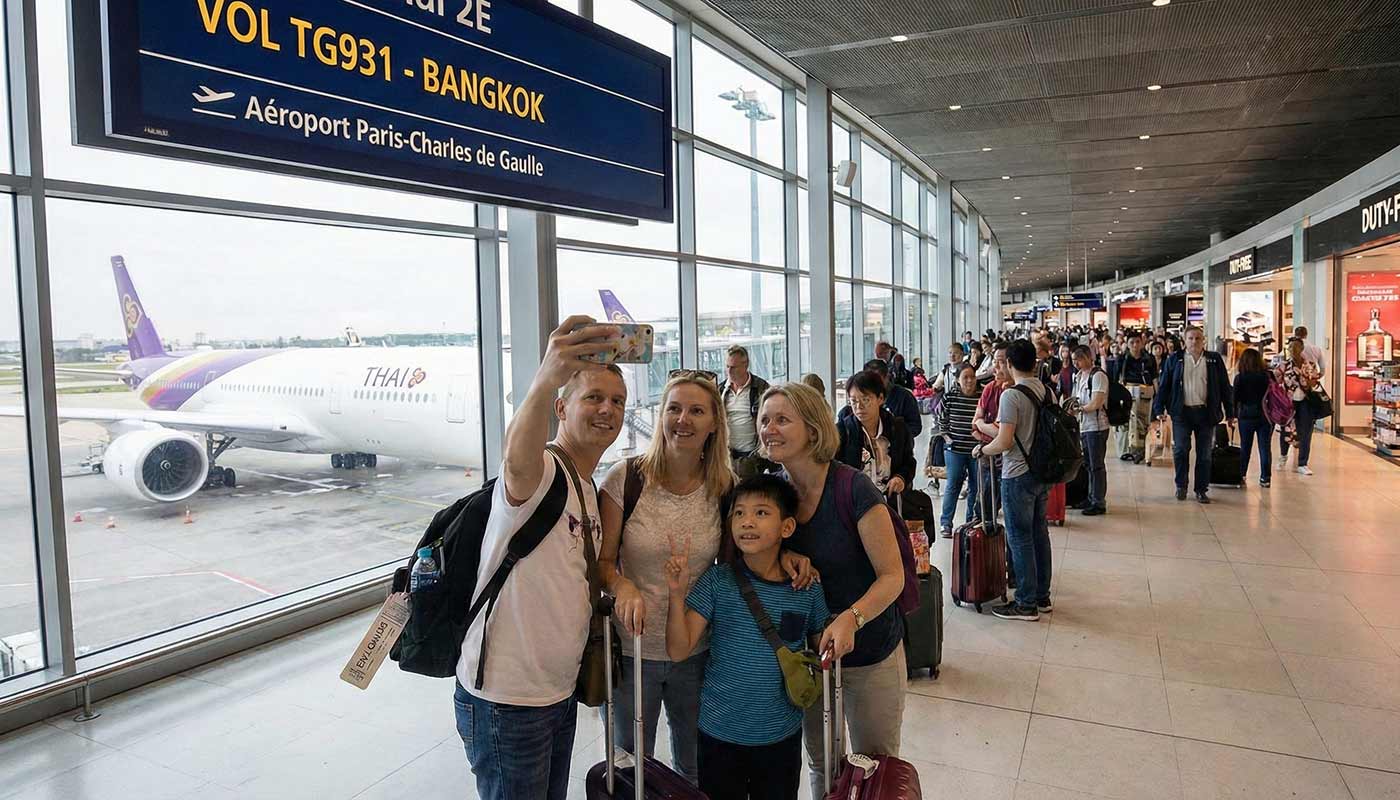 vol Paris Thaïlande