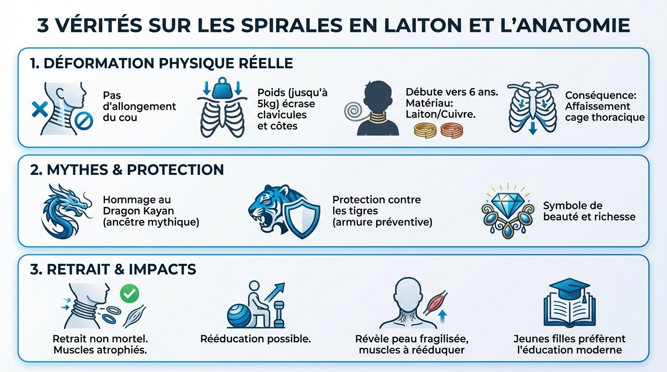 3 vérités sur les spirales en laiton et l'anatomie