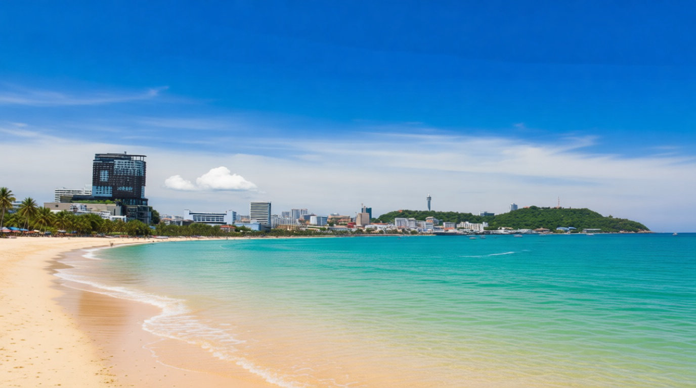 Plage de Jomtien à Pattaya