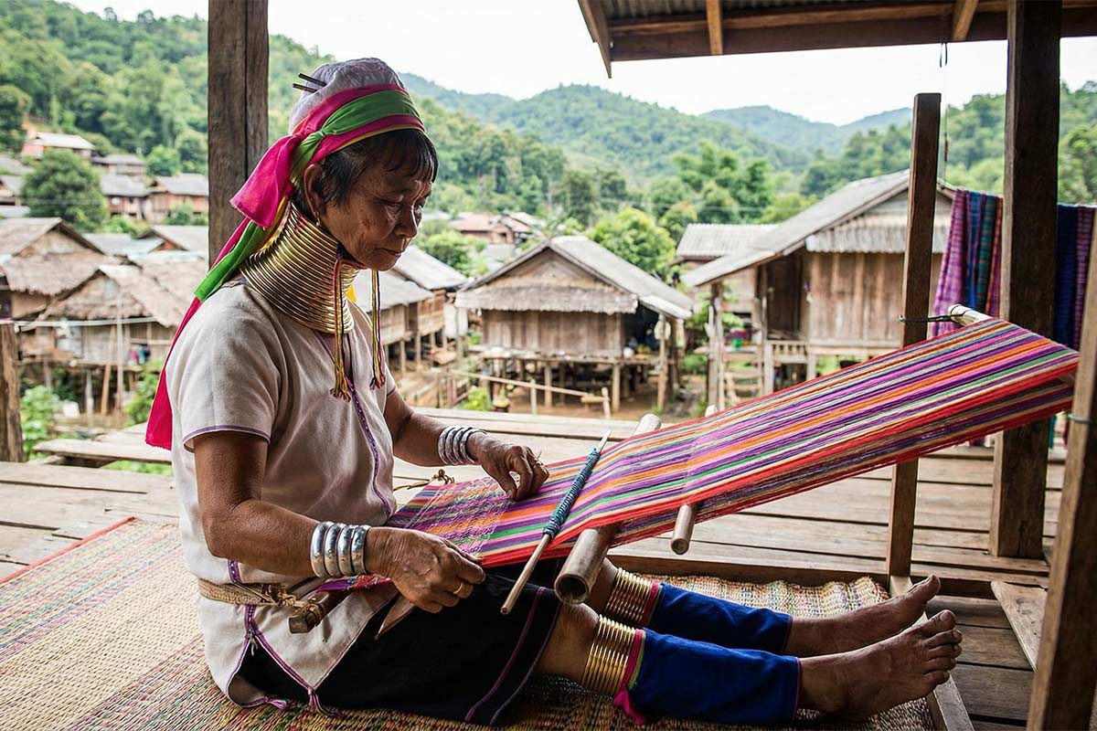 Femme Girafe Thaïlande