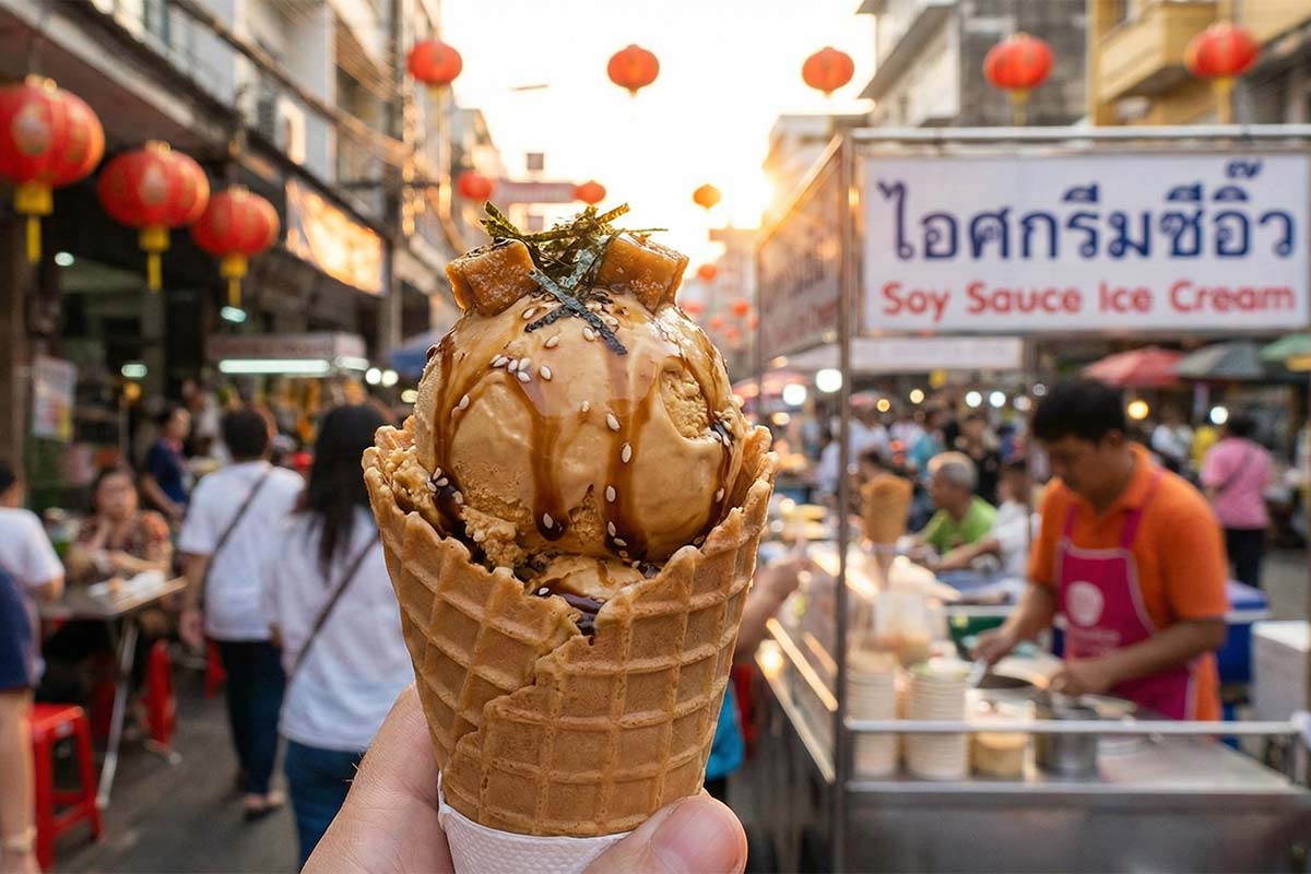 Soy Sauce Ice Cream Thaïlande