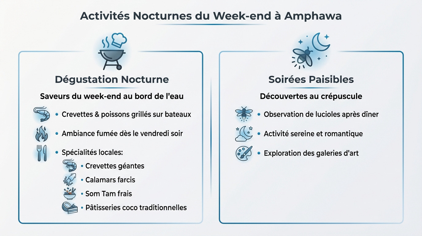 Marché flottant d'Amphawa