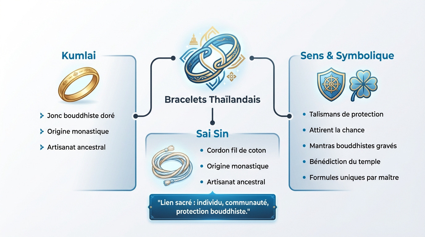 Bracelet thaïlandais origines et significations