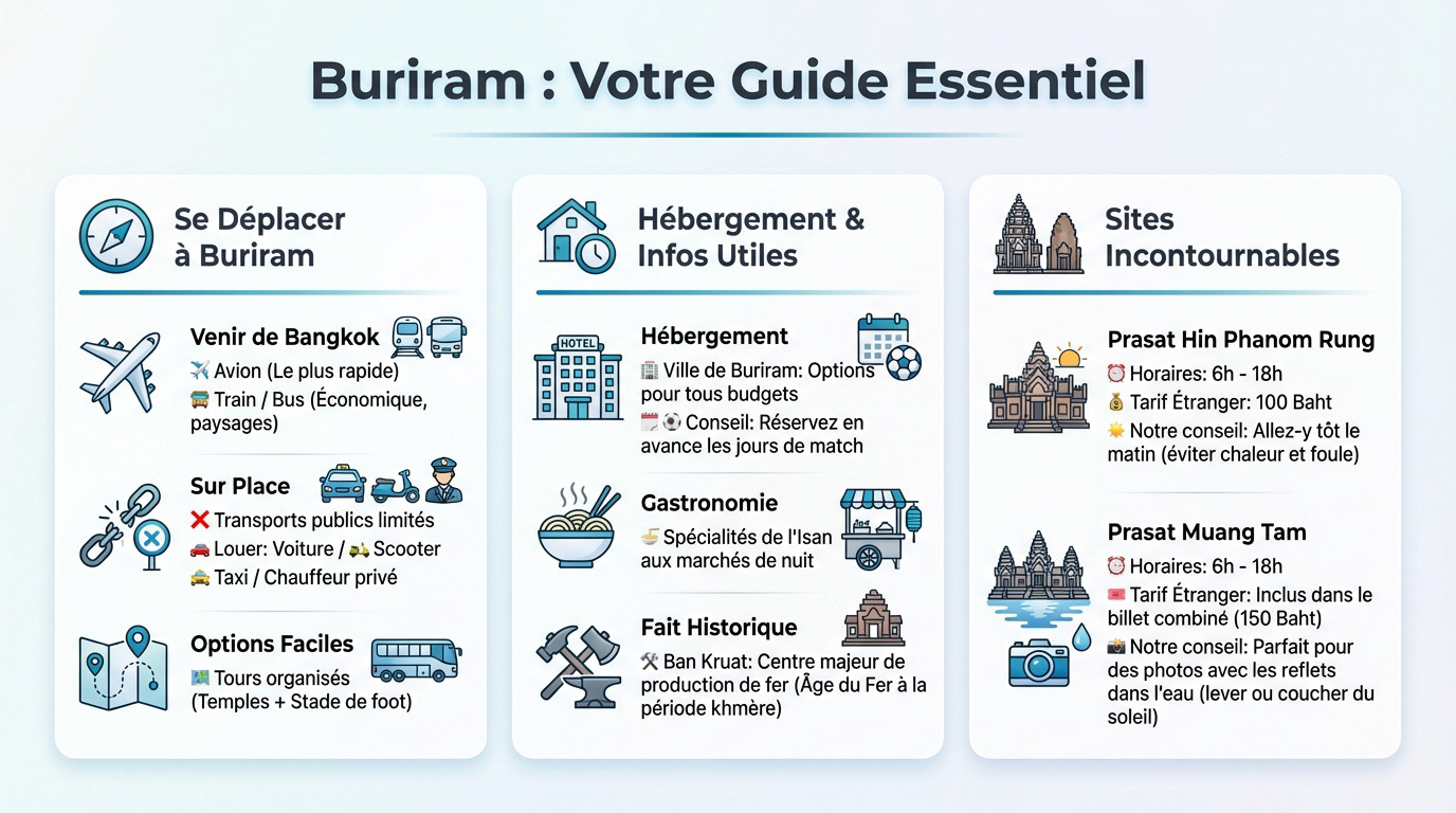 Guide touristique Buriram Thaïlande