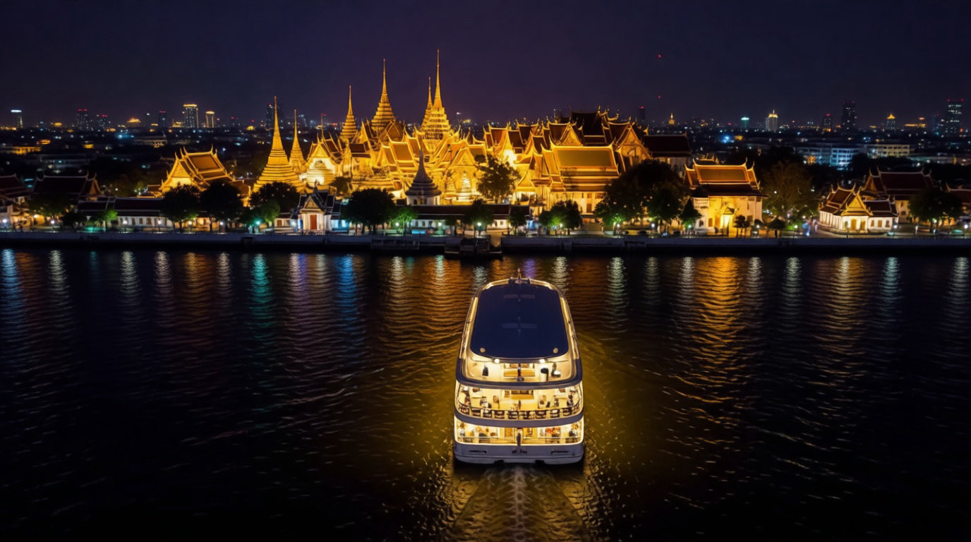Hôtels de luxe au bord du Chao Phraya à Bangkok