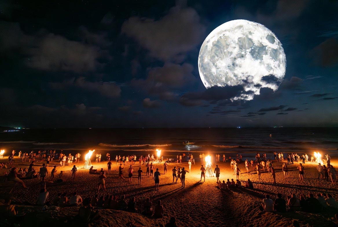 full moon party Thaïlande
