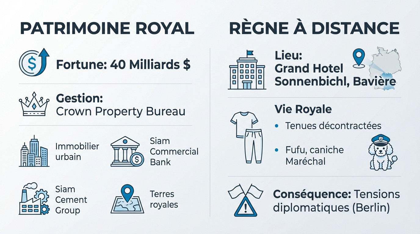 Patrimoine du Roi de Thaïlande Rama X