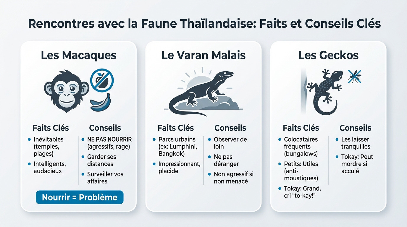 la faune en Thaïlande