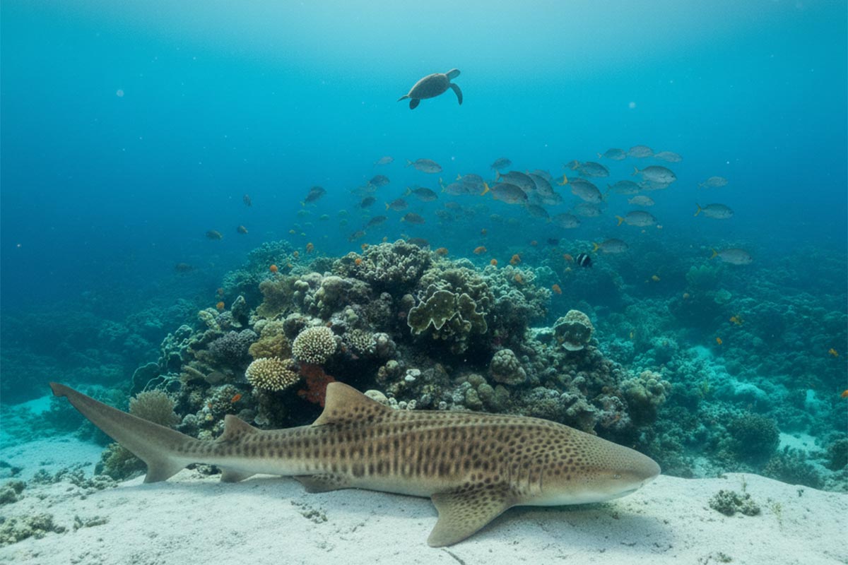 requin leopard Thailande