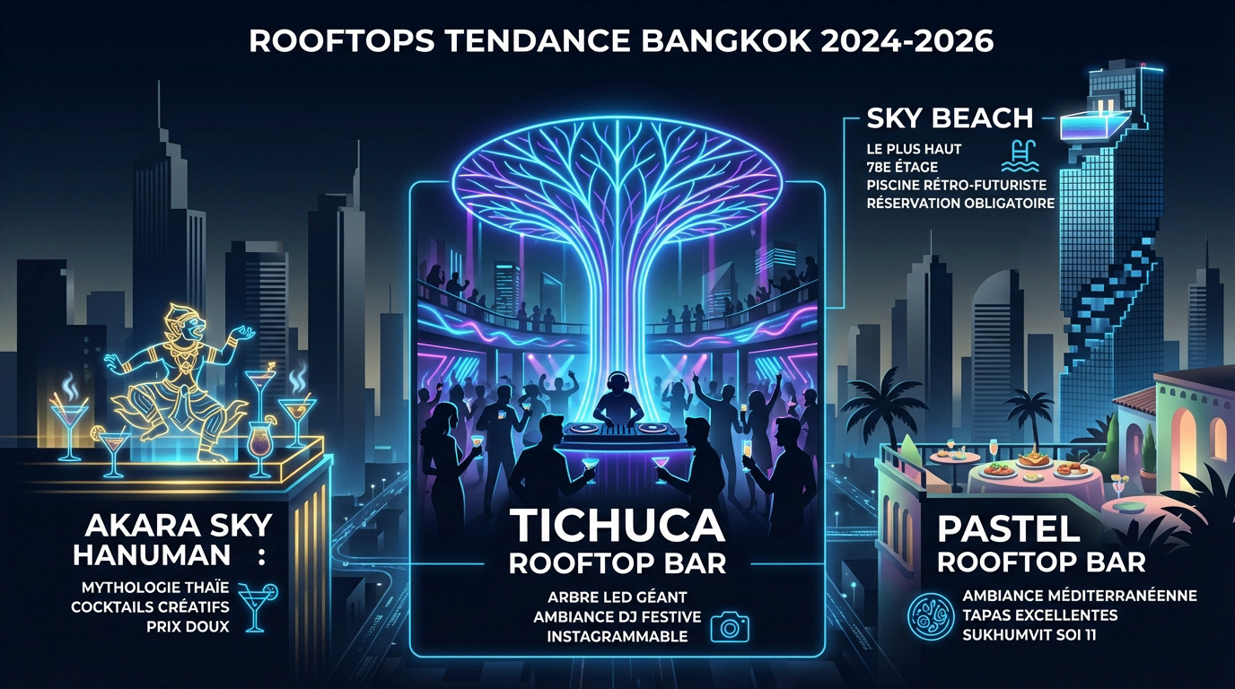 Les meilleurs rooftops de Bangkok pour 2024-2026