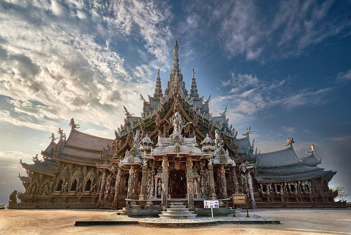 sanctuaire de la Vérité à Pattaya en Thailande