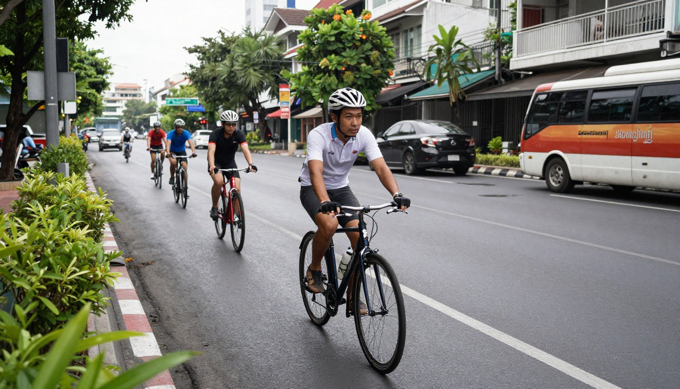 Vélo et expériences décalées à Bangkok