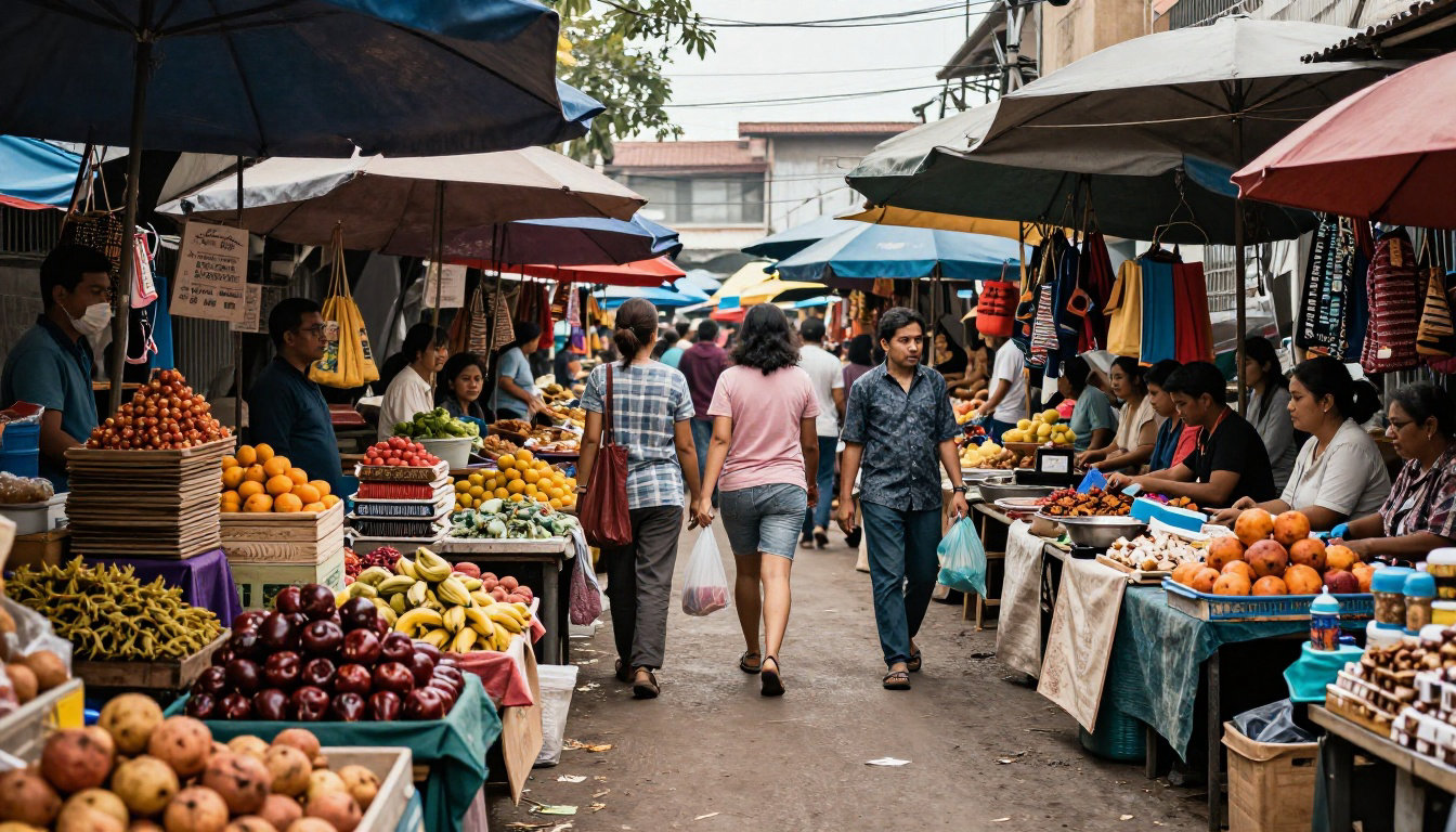 Marchés de nuit et marchés gourmands