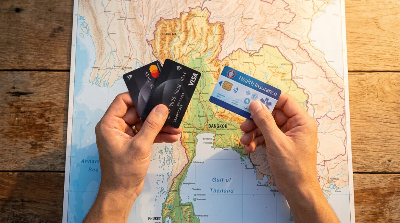 Le match entre cartes bancaires et assurances dédiées en Thaïlande