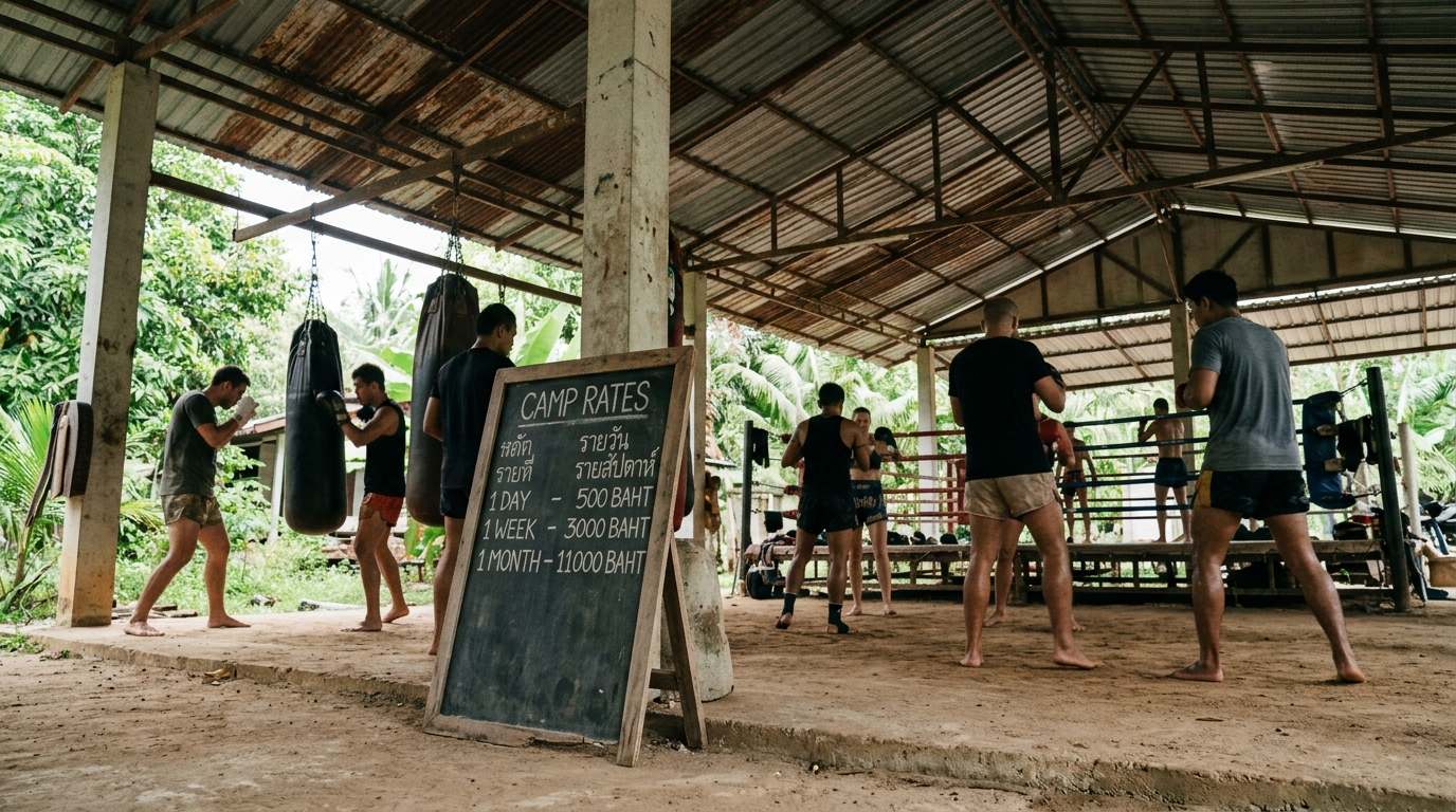 Budget et tarifs des camps de muay thai, Camp Muay Thai Thailande