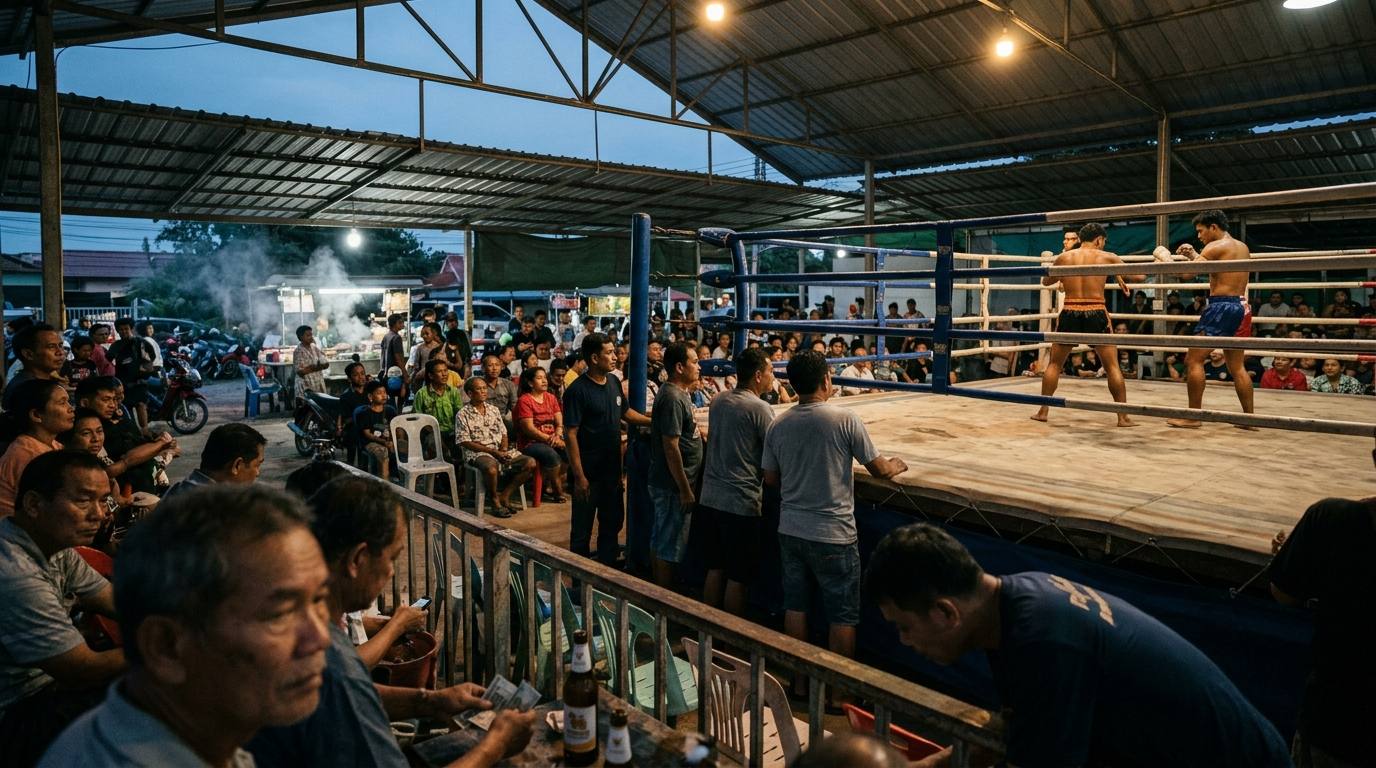 L'ambiance d'un soir de combat : à quoi s'attendre, Combat Muay Thai Bangkok