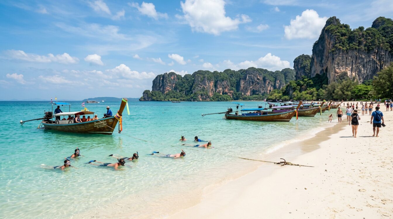 L'excursion 4 îles (Koh Poda, Chicken Island, Koh Tup, Phra Nang), Ao Nang