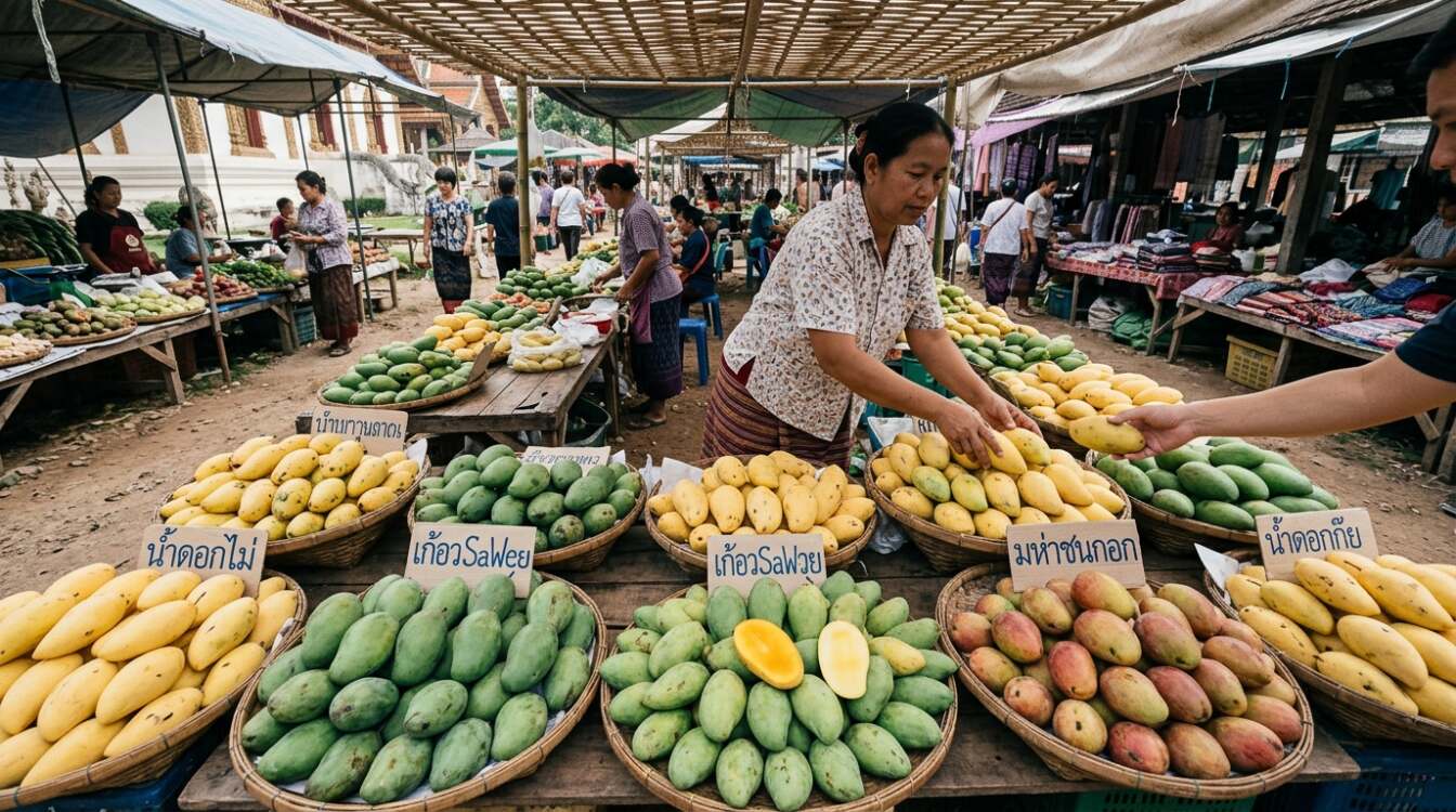 La mangue thaïlandaise et ses variétés, Fruit Thailandais