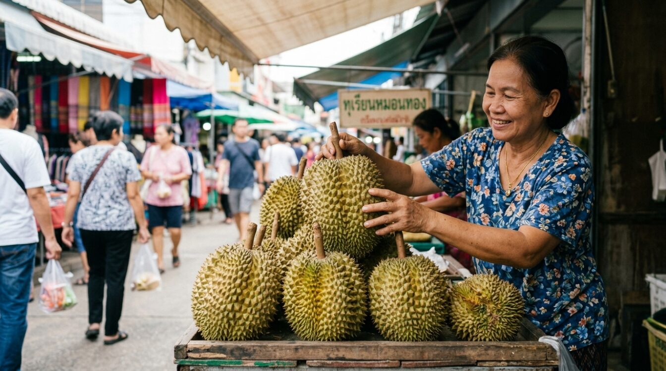 Le durian, roi des fruits thaïlandais, Fruit Thailandais