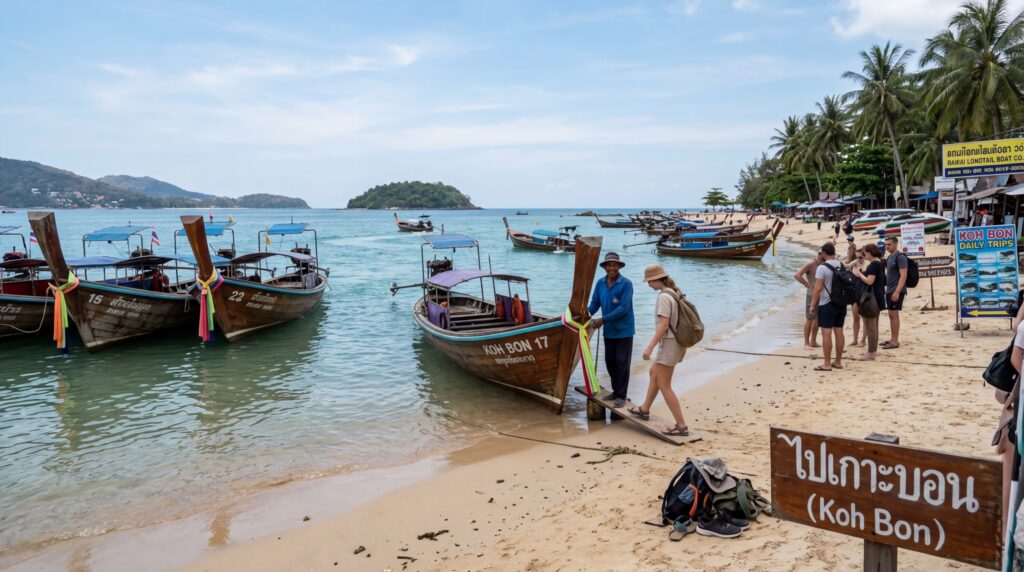 Comment aller à Koh Bon depuis Rawai, Koh Bon Thailande