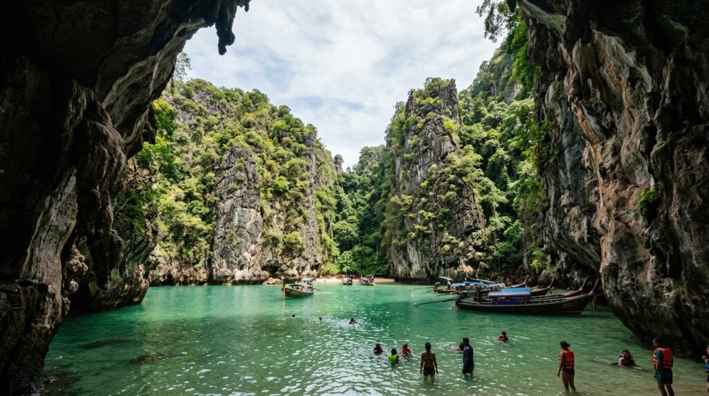 L'Emerald Cave (Tham Morakot), le trésor de l'île, Koh Muk Thailande