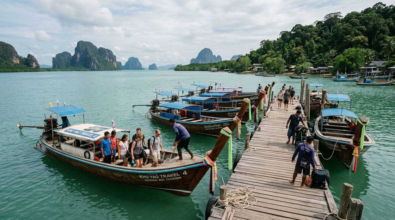 Excursions en bateau depuis Koh Yao Noi
