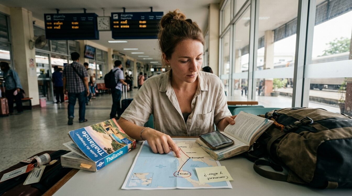 Comment aller à Krabi depuis Bangkok et la France, Krabi Thailande