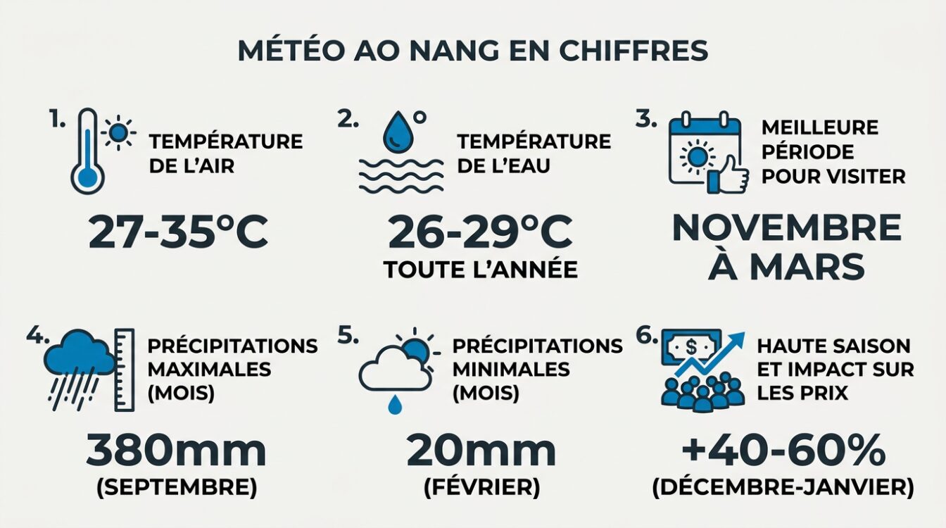Infographie météo Ao Nang