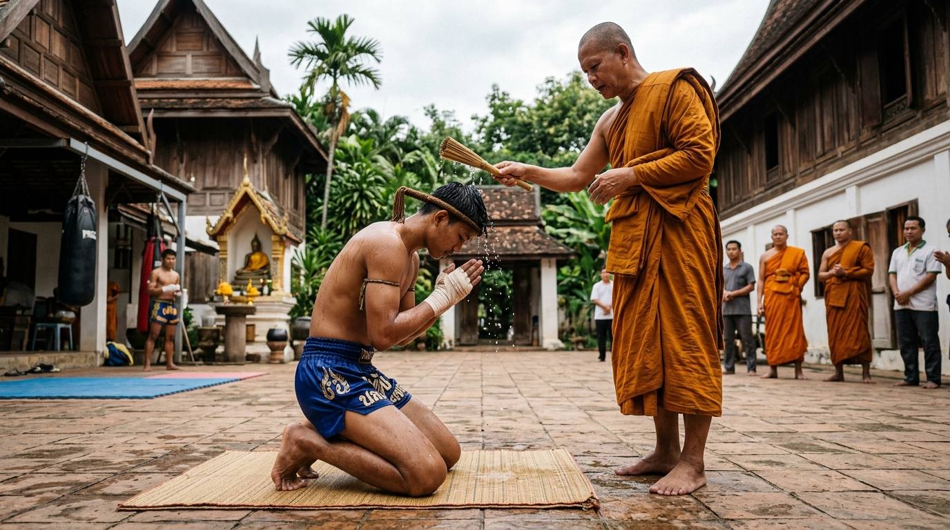 Le muay thai et le bouddhisme Theravada