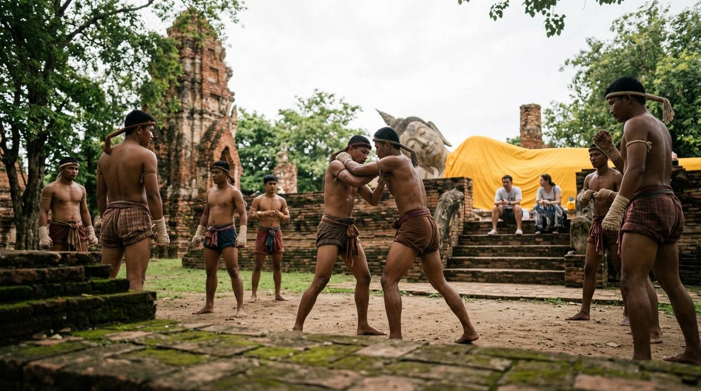 Les origines du muay thai : du champ de bataille au ring, muay thai