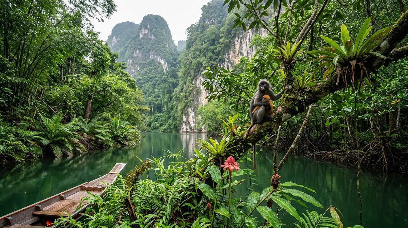 La faune et la flore de Khao Sok, Parc National Khao Sok