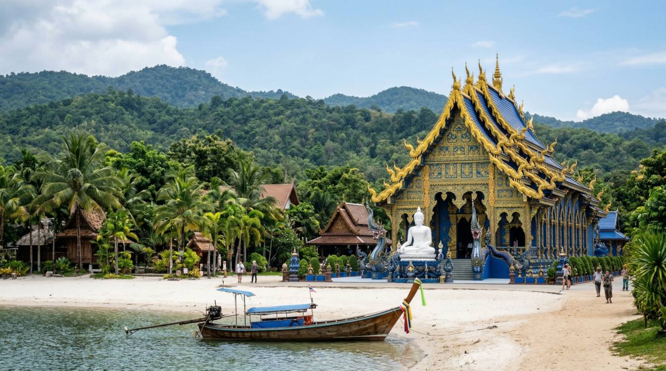 Temple Bleu de Chiang Rai (Wat Rong Suea Ten) : visite et infos pratiques