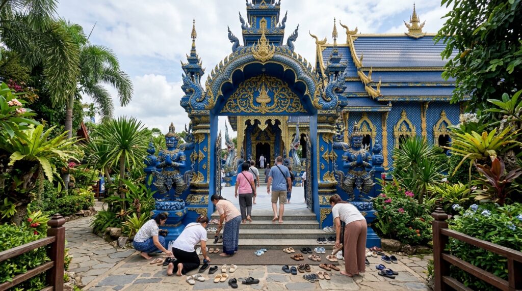 Infos pratiques : gratuit, horaires, accès, Temple Bleu Chiang Rai
