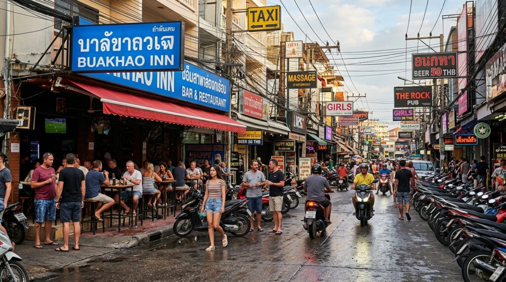 Soi Buakhao : l'alternative branchée, Vie Nocturne Pattaya Walking Street